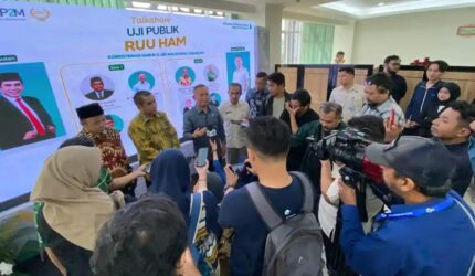 Kementerian Hak Asasi Manusia Republik Indonesia menyelenggarakan kegiatan Uji Publik Rancangan Undang-Undang Nomor 39 Tahun 1999 tentang Hak Asasi Manusia.