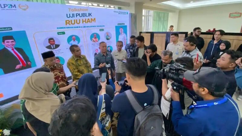 Kementerian Hak Asasi Manusia Republik Indonesia menyelenggarakan kegiatan Uji Publik Rancangan Undang-Undang Nomor 39 Tahun 1999 tentang Hak Asasi Manusia.