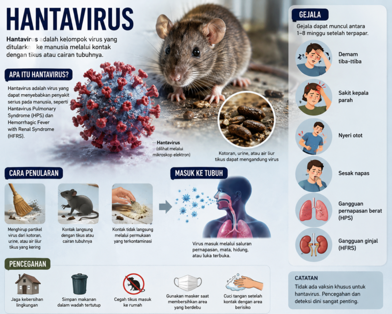 Tanda-Tanda dan Langkah Pencegahan Hantavirus yang Wajib Diketahui.