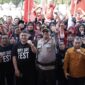 Peringatan Hari Buruh Internasional atau May Day 2026 di Kota Makassar.