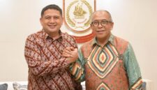 Munafri Arifuddin terima kunjungan IAS membahas masa depan Golkar Sulsel.