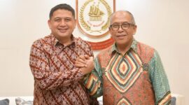 Munafri Arifuddin terima kunjungan IAS membahas masa depan Golkar Sulsel.