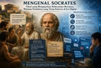 Ilustrasi Filsuf Socrates.
