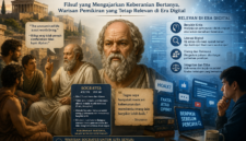 Ilustrasi Filsuf Socrates.