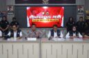 Konferensi pers Polda Sulsel terkait pengungkapan kasus kriminal, narkotika, dan perlindungan anak, Senin (29/6/2026).