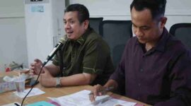 Makassar_Komisi C Bidang Pembangunan DPRD Kota Makassar menggelar Rapat Dengar Pendapat (RDP) untuk menindaklanjuti aspirasi warga Perumahan Puri Tata Residence, Kelurahan Bakung, Kecamatan Biringkanaya.