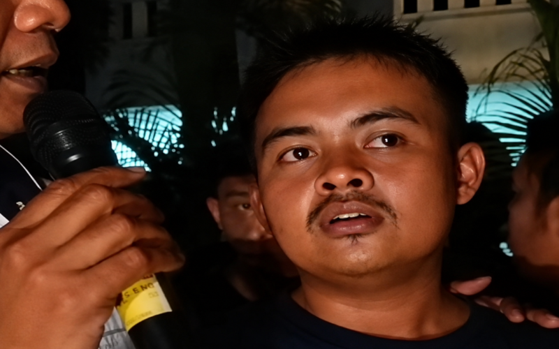 Sederet fakta Ketua BEM FH UBK, Muhammad Abdi Maludin yang menerima suap Rp20 juta dari polisi usai aksi demonstrasi.