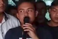 Ketua BEM Fakultas Hukum Universitas Bung Karno (UBK), Muhammad Abdi Maludin--Instagram LPM Marhaen UBK.